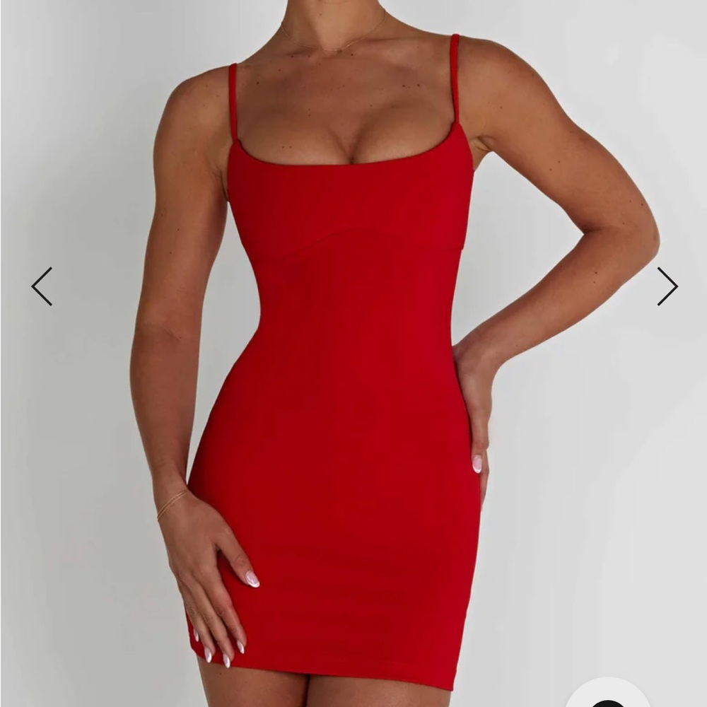 Babyboo Fashion Estee Mini Red Bodycon Dress